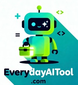 Everyday AI Tool logo – tools and resources for daily AI usage If you want slightly more keyword focus: Everyday AI Tool logo for AI tools, productivity and automation website
